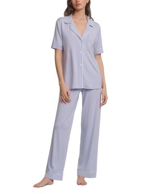 Eberjey Gisele Short Sleeve Long Pant Pajama Set
