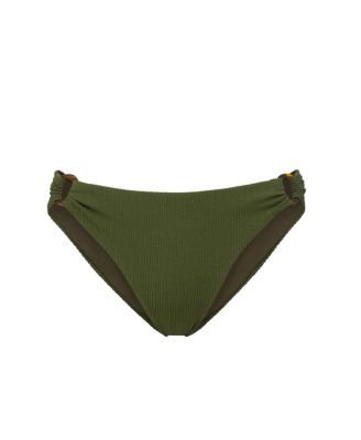 Camilla Ring Trim Textured Lowrise Hipster Bikini Bottom