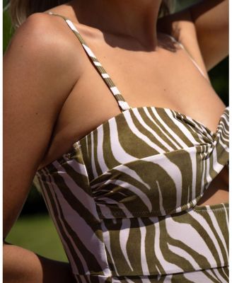 Ella Twist Bandeau One Piece Swimsuit