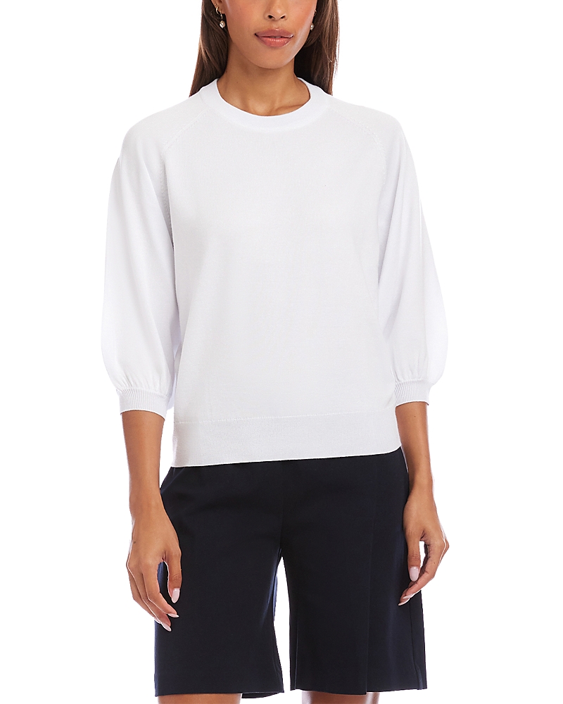 Karen Kane Puff Sleeve Raglan Sweater