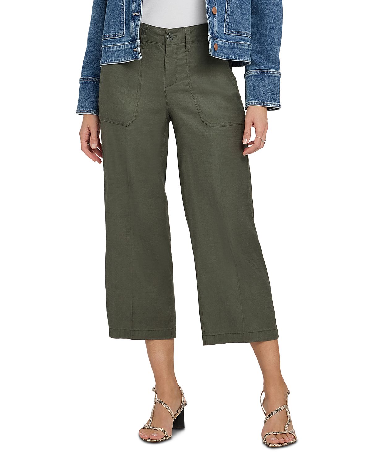 Nydj Wide Leg Cropped Pants