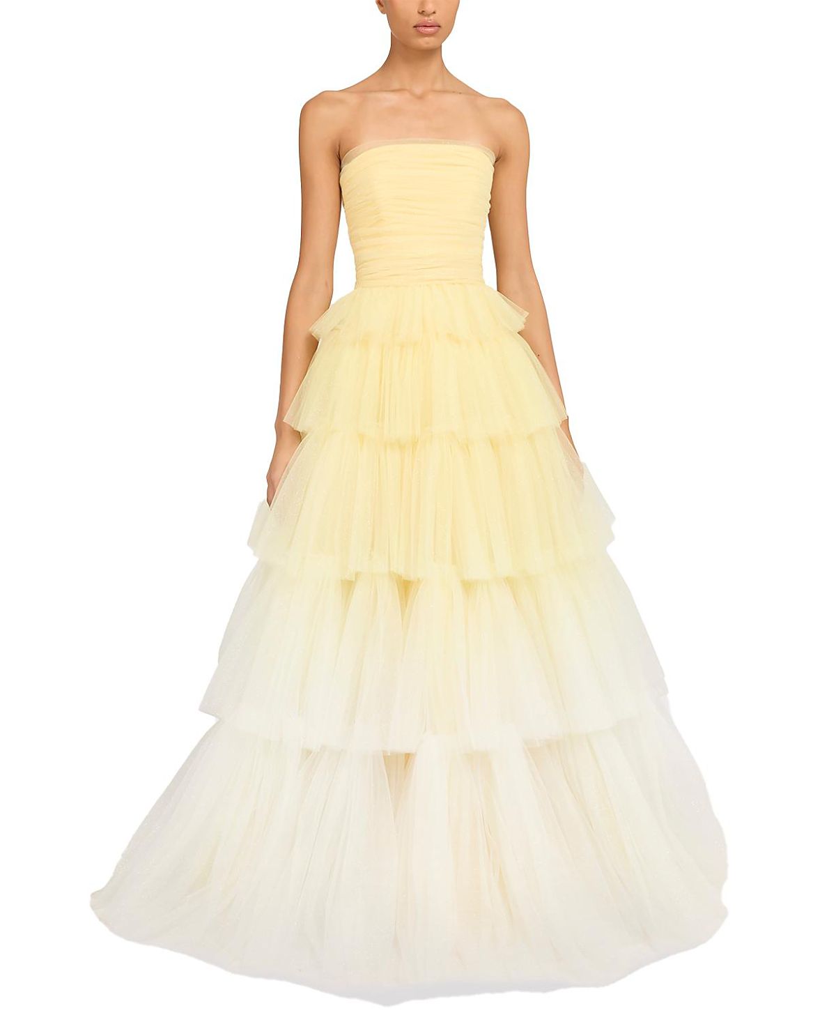 Jenny Packham Adore Tiered Bow Gown