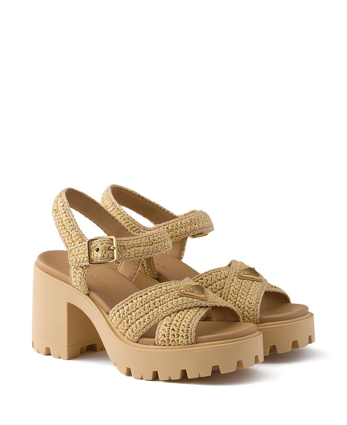 Prada Women's Crochet Sandals