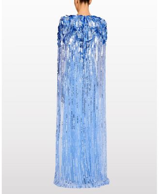 Goldfinger Sequin-Embellished Maxi Dress