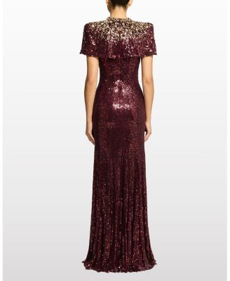 Radiant Sequin-Embellished Gown