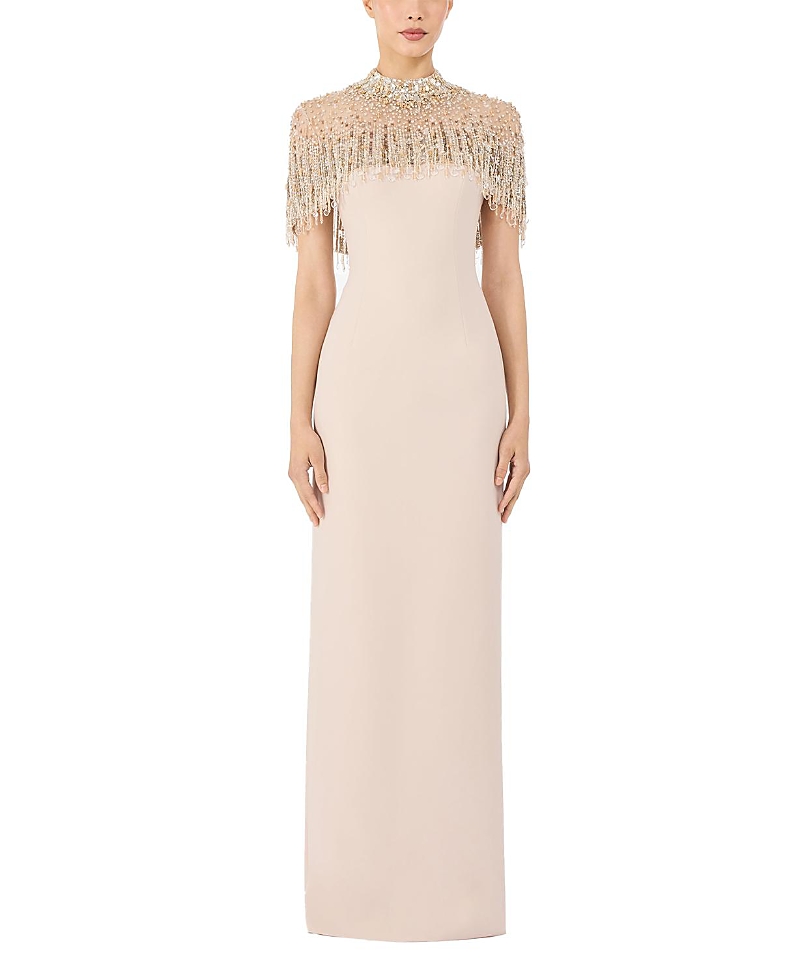 Jenny Packham Livia Beaded-Embellishment Maxi Dress