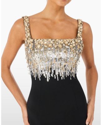  Lalala Embellished-Upper Sleeveless Dress