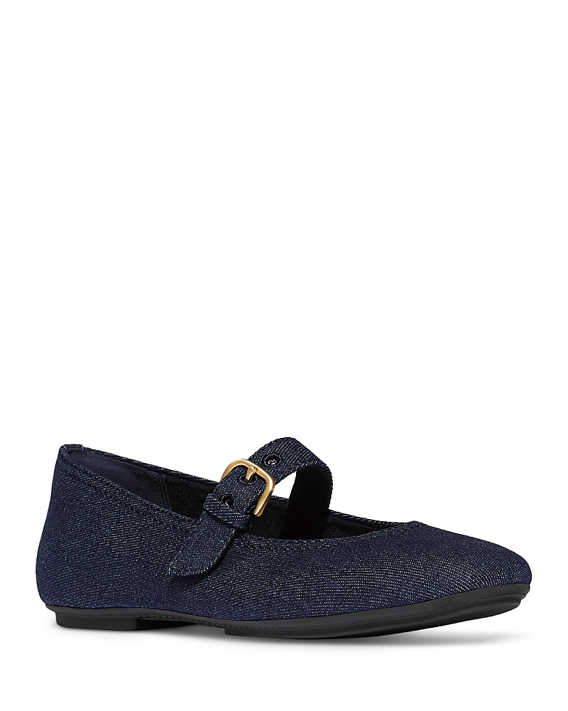 FitFlop Women's Delicato Denim Mary Jane Flats