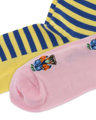 Mini Bear Socks, Pack of 2