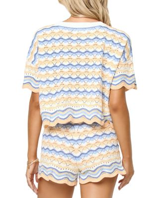 Sunchaser Scalloped Cover Up Shorts
