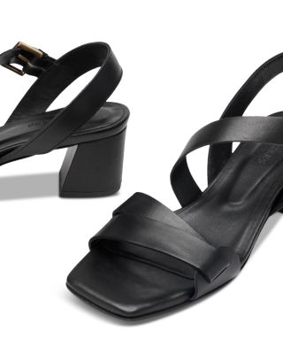 Women's Block Heel Buckle Sandals