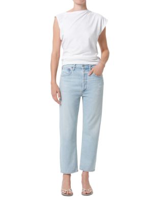 '90s Mid Rise Cropped Jeans in Distractio