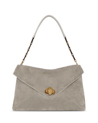 Love Note Suede Shoulder Bag