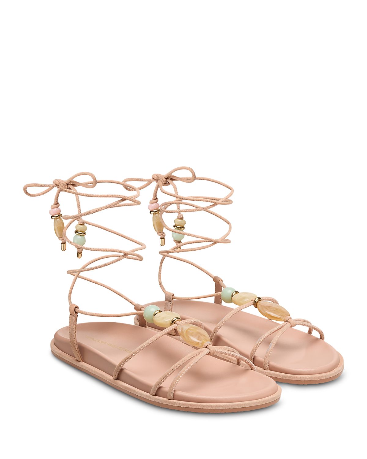 Stuart Weitzman Women's Vinnie Ankle Tie Sandals