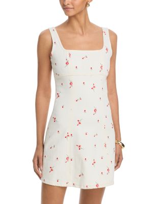 Altadena Floral Embroidered Mini Dress