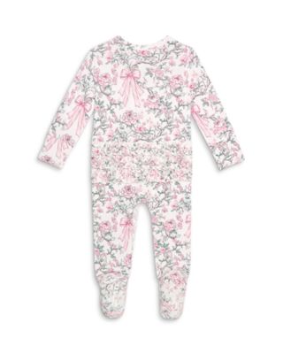 Girls' Irene Ruffled Zippered Footie - Baby