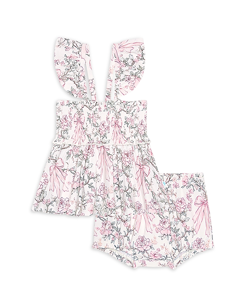 Posh Peanut Girls' Irene Smocked Babydoll & Bloomers - Baby