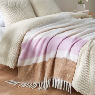 Simona Faux Mohair Throw Blanket