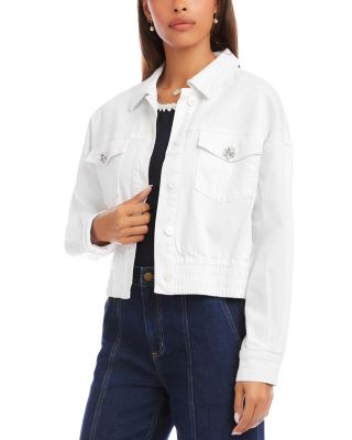 Novelty Button Jean Jacket