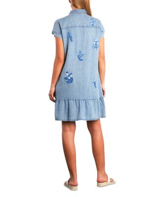 Poetic Floral Embroidered Dress