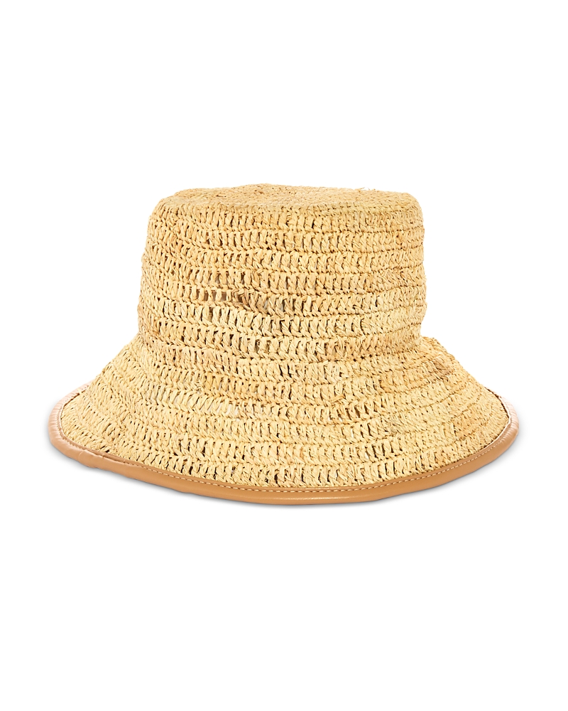 Vince Raffia Bucket Hat
