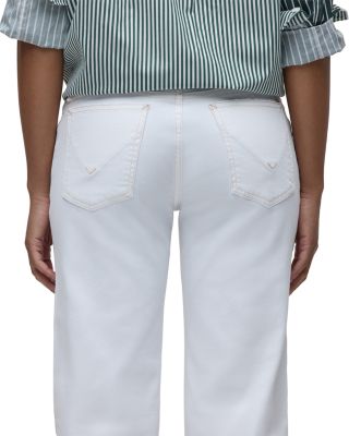 Kelli Low Rise Loose Straight Jeans in White