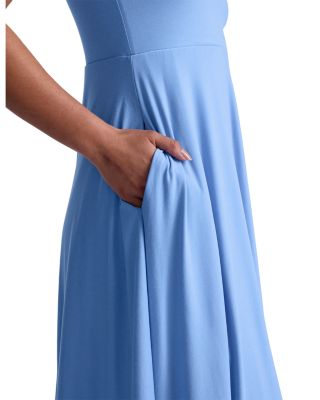 Featherweight At The Ready Square Neck Dress