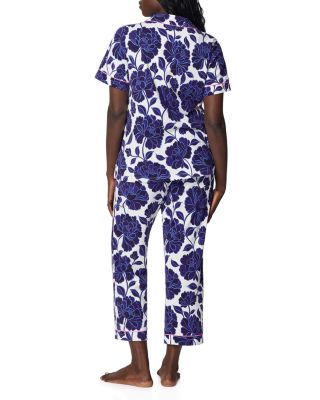 Stretch Jersey Cropped Pajama Set