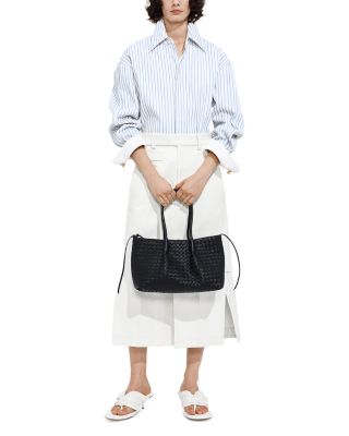 Pinacoteca Intrecciato Leather & Suede Reversible Tote