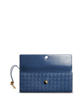 Andiamo Intrecciato Leather Clutch