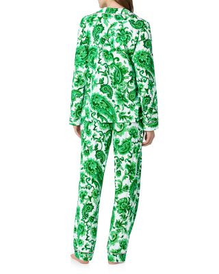 Stretch Jersey Long Sleeve Pajama Set 