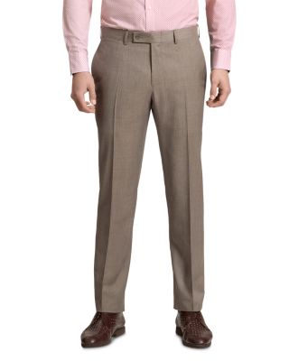 Modern Fit Plaid Suit Pants