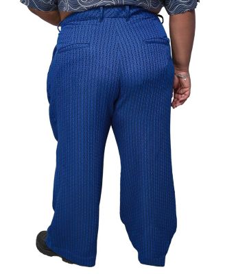Plus The Empower Jacquard Wide Leg Trouser