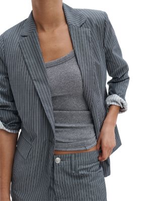 Jennie Poplin Stripe Blazer