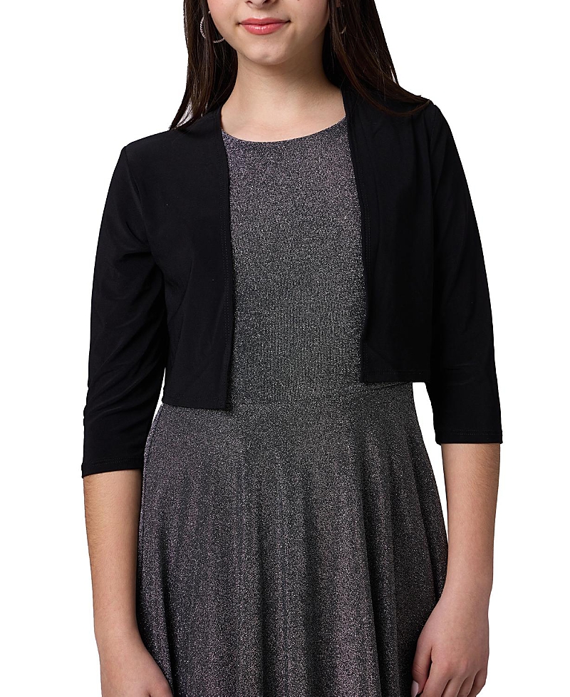 Un Deux Trois Cropped Bolero Jacket - Big Kid