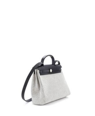 31 Herbag Zip Criss Viking Toile and Leather