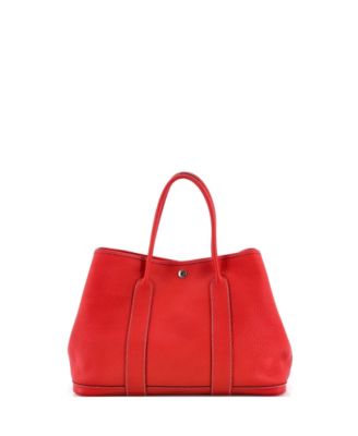 36 Garden Party Tote Leather