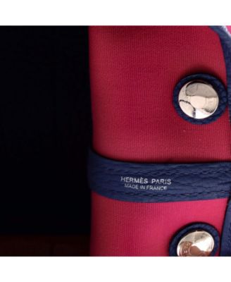 30 Garden Party Tote Toile and Leather