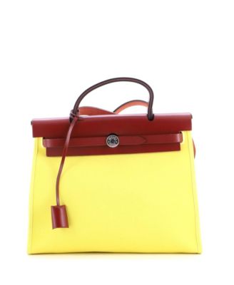 31 Herbag Zip Leather and Toile