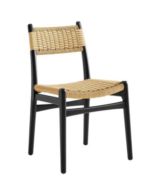 Wynn Rope and Wood Dining Side Chairs, Set of 2