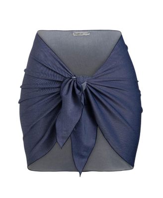  Liv Denim Cover-Up Swim Sarong