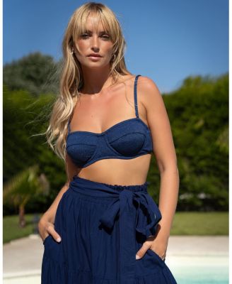 Nellie Underwire Balconette Shimmer  Bikini Top