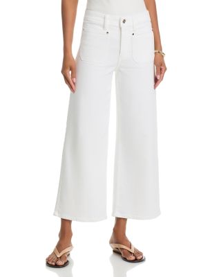 Le Slim Palazzo Crop Harbor Jeans in Au Natural