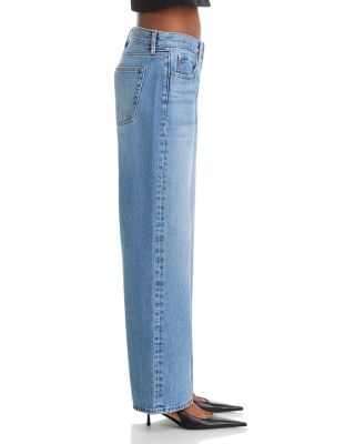 The Lowkey Low Rise Straight Leg Jeans in Static