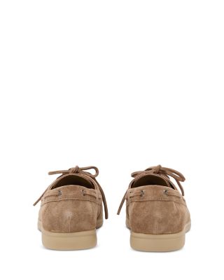 Women's Suede Boat Shoe Loafers