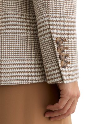 Petite Maxwell Double Breasted Check Blazer