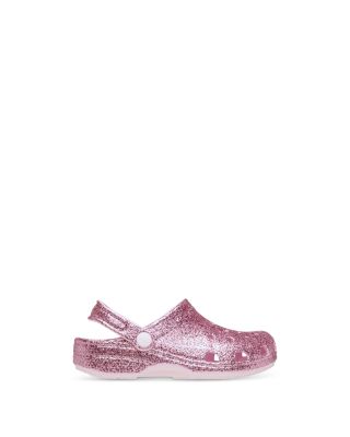 Unisex Classic Chunky Glitter Clogs - Toddler