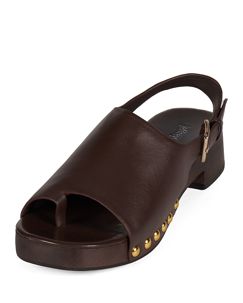 Jeffrey Campbell Women's Pipper Wood Platform Sandals