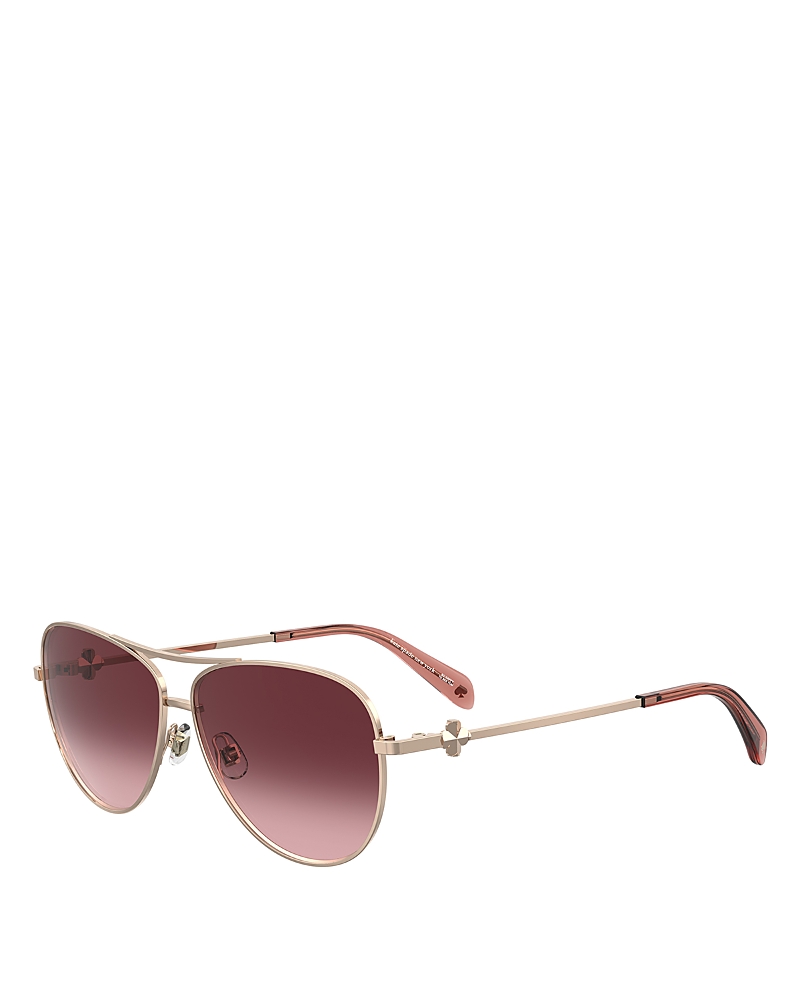 kate spade new york Melly Pilot Sunglasses, 60mm