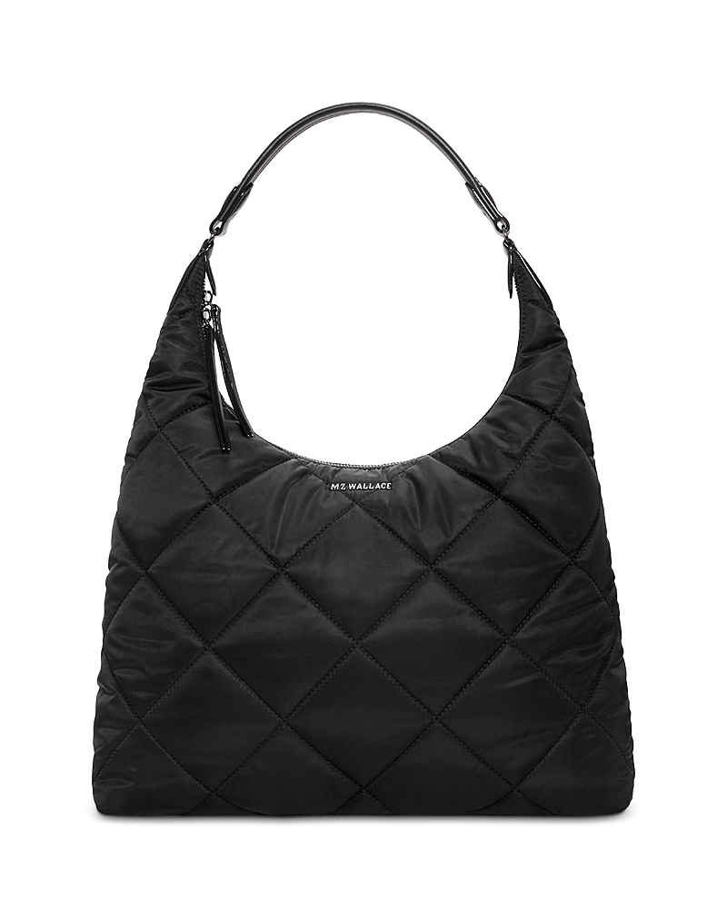 Mz Wallace Madison Large Quilted Nylon Shoulder Bag